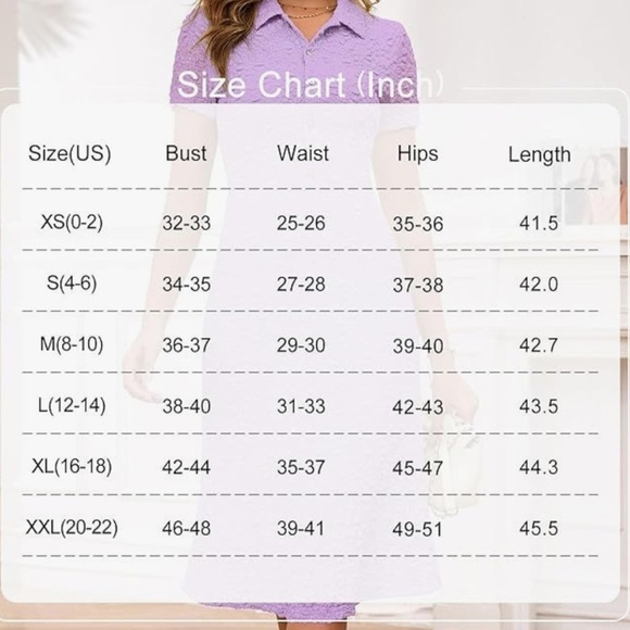 Lavender Textured Midi Dress #LK2 - Picture 16 of 16